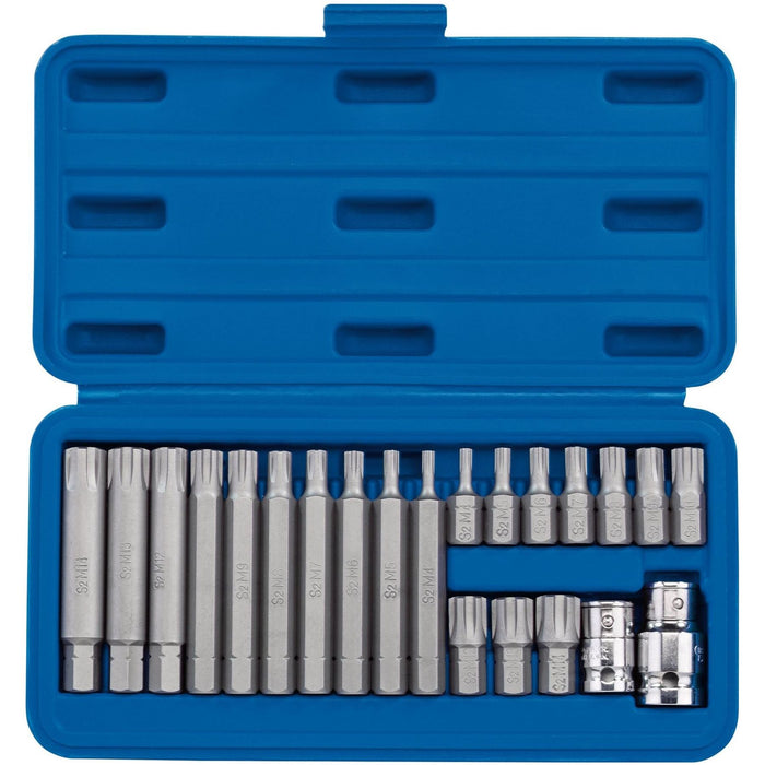 Draper Ribe 3/8, Socket and Bit Set, 1/2" Sq. Dr. (22 Piece) 16347 Draper - Town Tools 