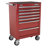 Sealey Rollcab 7 Drawer with Ball-Bearing Slides Red AP26479T