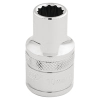 Draper HI-TORQ 12 Point Socket, 1/2" Sq. Dr., 10mm 33093