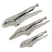 Sealey Premier Premier Locking Pliers Set 3pc AK6876 Sealey Premier - Town Tools 