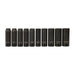 Silverline Deep Impact Socket Set 1/2" Drive 6pt Metric 10pce 10 - 22mm Silverline - Town Tools 