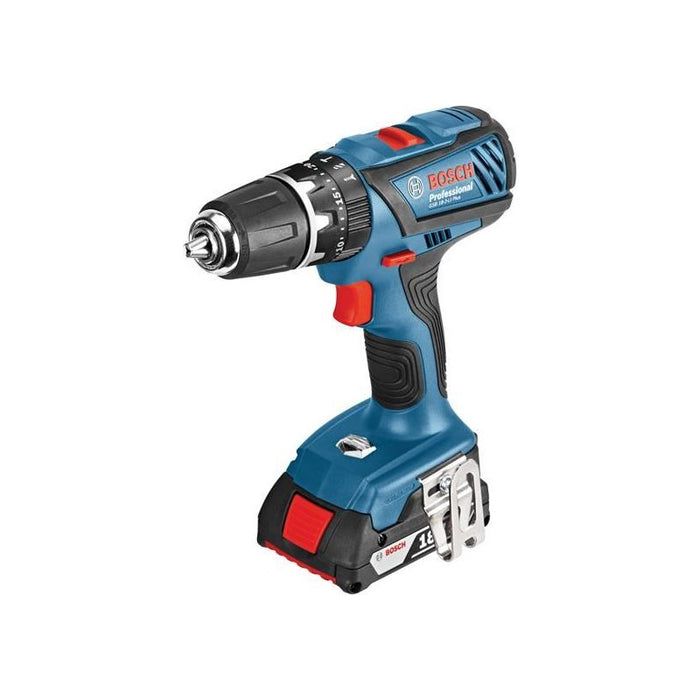 Bosch GSB 18V-21 Combi Drill 18V 2 x 4.0Ah Li-ion Bosch - Town Tools