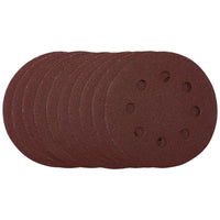 Draper Sanding Discs, 115mm, 120 Grit, Hook & Loop (Pack of 10) 53500