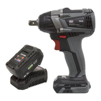 Sealey Brushless Impact Wrench Kit 1/2"Sq Drive 20V SV20 Series 300Nm 4Ah
