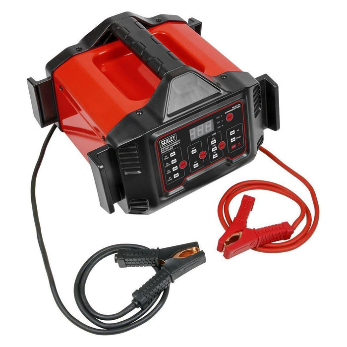 Sealey Battery Charger Automatic Maintainer 6/12V 150A Starter/15A