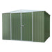 Dellonda Galvanised Steel Metal Garden Shed - Green Dellonda - Town Tools 