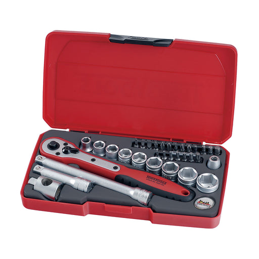 Teng Tools 3/8" Socket Set 6 pt 34 Pieces Teng Tools - Town Tools 