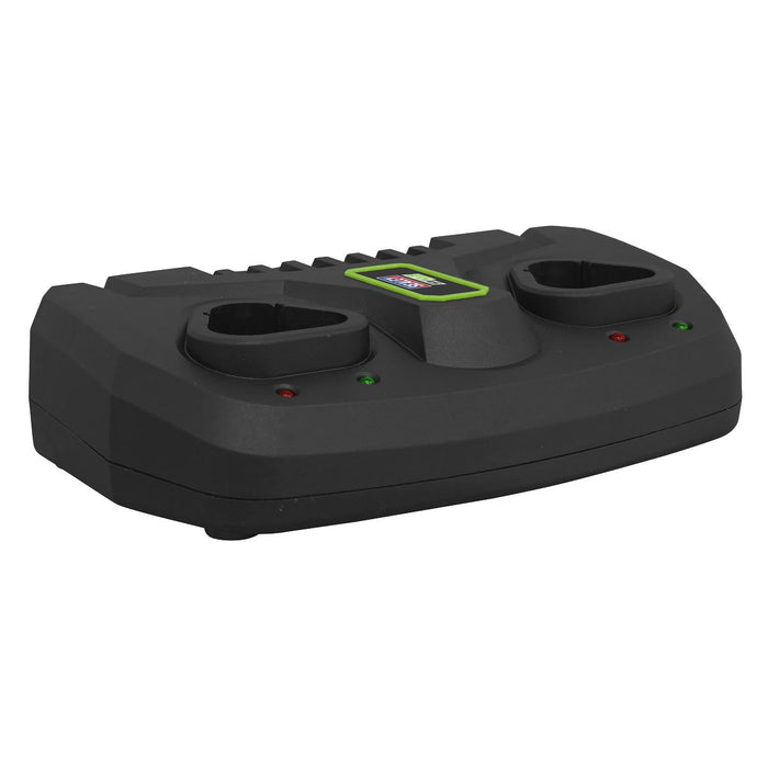 Sealey Fast Charge Dual Battery Charger for 10.8V SV10.8 Series CP108VMC2 Sealey - Town Tools 