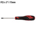Teng Tools PZ Screwdriver PZ1 x 75mm M Teng Tools - Town Tools 