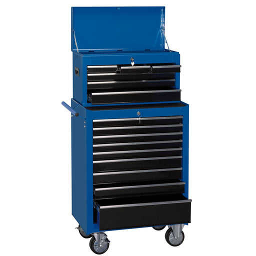 Draper Combination Roller Cabinet and Tool Chest, 15 Drawer, 26", 680 x 458 x 13 Draper - Town Tools 