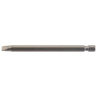 Draper Plain Slot Insert Bit, 6mm, 1/4" Hex, 100mm Long (Pack of 1) 64347