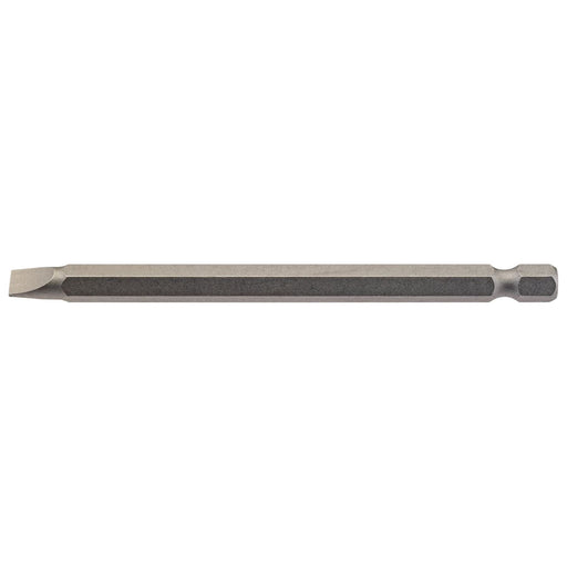 Draper Plain Slot Insert Bit, 6mm, 1/4" Hex, 100mm Long (Pack of 1) 64347 Draper - Town Tools 