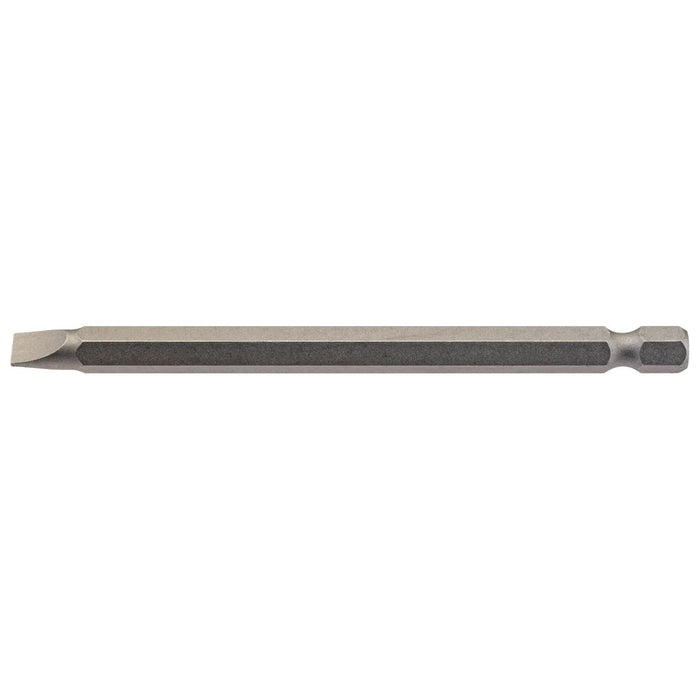 Draper Plain Slot Insert Bit, 6mm, 1/4" Hex, 100mm Long (Pack of 1) 64347 Draper - Town Tools 