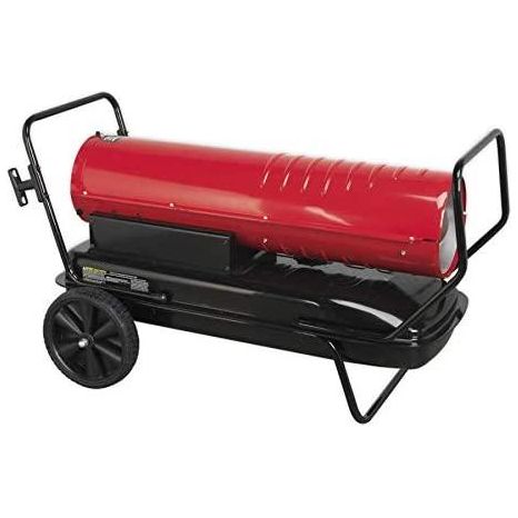 Sealey Space Warmer® Paraffin/Kerosene/Diesel Heater 215,000Btu/hr with Wheels Town Tools - Town Tools 