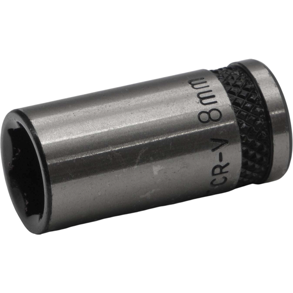 Sealey 1/4"Dr Socket 8mm (Black Series)