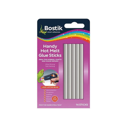 Bostik Handy Hot Melt Glue Sticks (Pack 14) Bostik - Town Tools