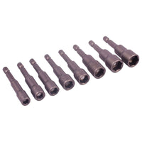 Bluespot Tools Magnetic 1/4in Nut Driver Set, 8 Piece