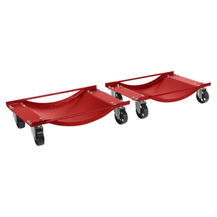 Sealey Wheel Dolly Set 454kg Capacity WS454 Sealey - Town Tools 