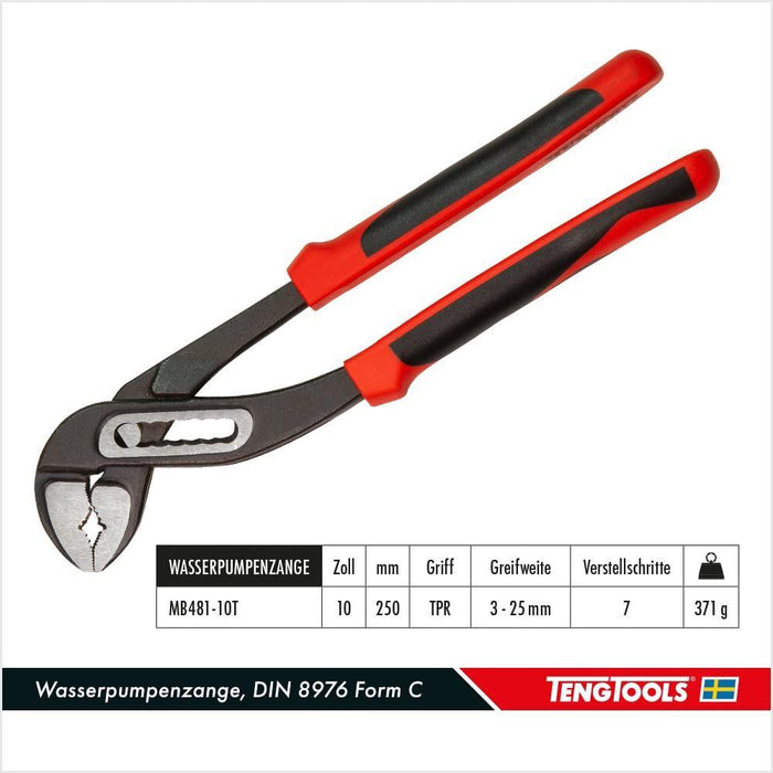Teng Tools Plier Set TPR Grip TT1 4 Pieces Teng Tools - Town Tools 