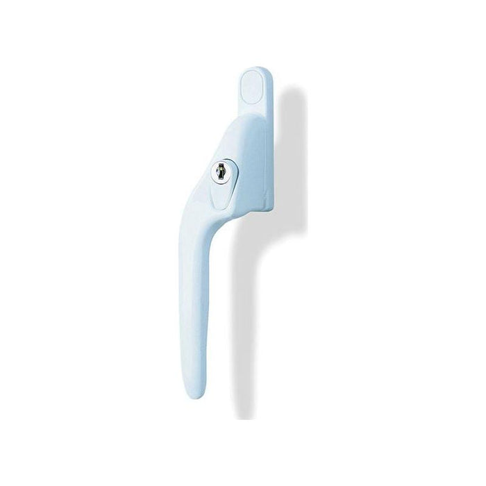 Yale Locks White Offset Locking PVCu Window Handle Left Yale Locks - Town Tools