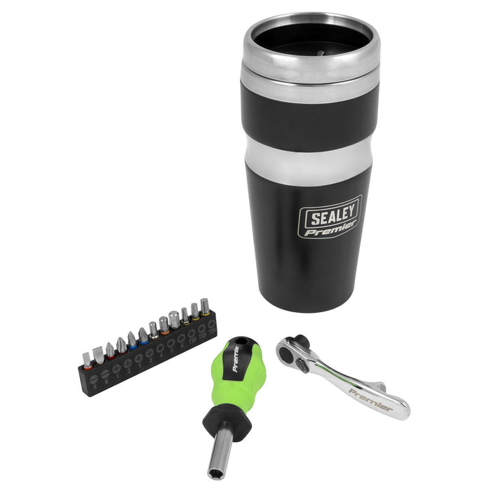 Sealey Premier Premier Travel Mug with Tool Kit CCP22 Sealey Premier - Town Tools 