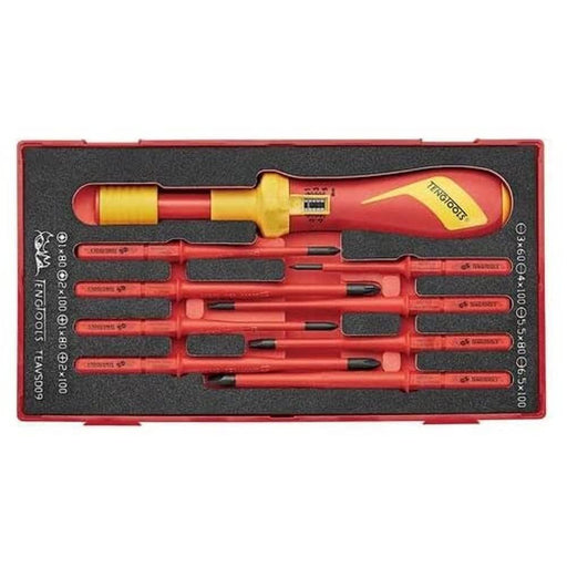 Teng Tools Insulated Torque Screwdriver Set FOAM1 9 Pieces Teng Tools - Town Tools 