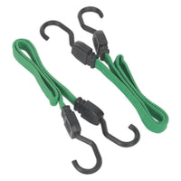 Sealey Flat Bungee Cord Set 2pc 610mm BCS16