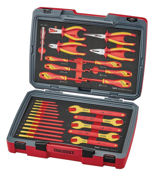 Teng Tools MECCA PRO TC-6 FOAM Electrician Tool Kit 29 Pieces Teng Tools - Town Tools 