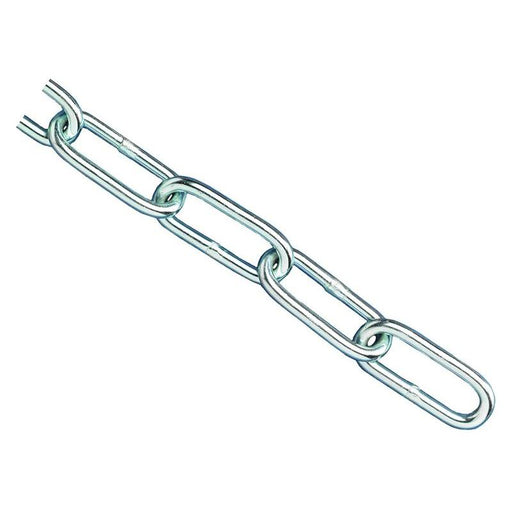 Faithfull Zinc Plated Chain 2.5mm x 2.5m - Max. Load 50kg Faithfull - Town Tools