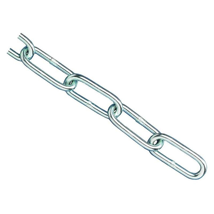 Faithfull Zinc Plated Chain 2.5mm x 2.5m - Max. Load 50kg Faithfull - Town Tools