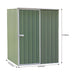 Dellonda Galvanised Steel Metal Garden Shed  Green Dellonda - Town Tools 