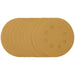 Draper Gold Sanding Discs with Hook & Loop, 125mm, 400 Grit (Pack of 10) 59856 Draper - Town Tools 