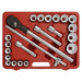 Sealey Premier Premier Socket Set 3/4"Sq Drive 12-point 22pc AK2598 Sealey Premier - Town Tools 