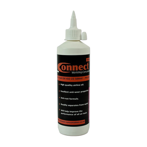 Connect Air Tool Oil ISO 22 500ml 1pc 35330 Tool Connection - Town Tools 