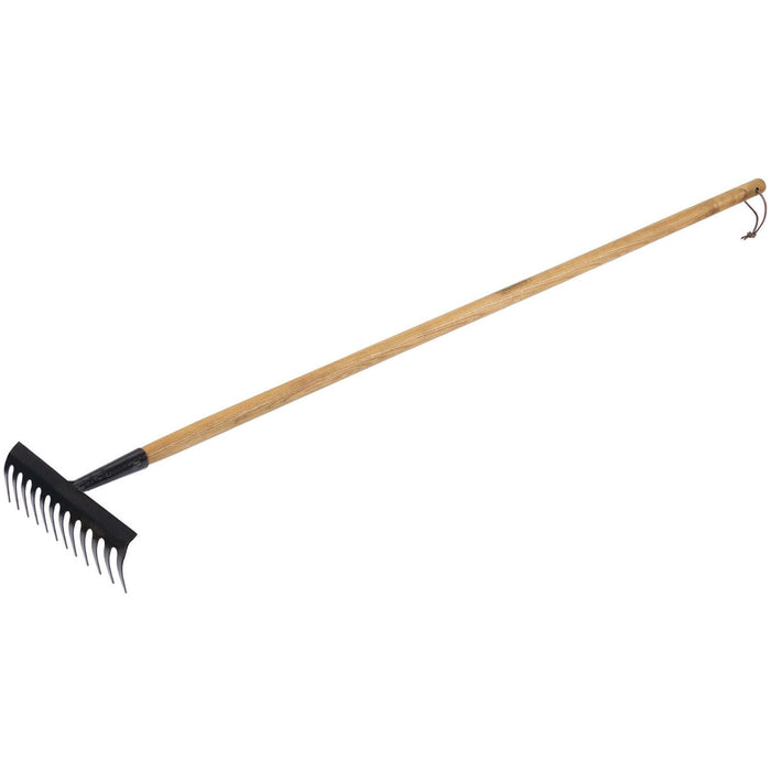 Draper Carbon Steel Garden Rake with Ash Handle 14306 Draper - Town Tools 