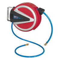 Sealey Retractable Air Hose Reel 6.5m6.5mm ID PU Hose SA811