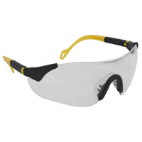 Worksafe Worksafe Sports Style Clear Safety Glasses with Adjustable Arms 9208