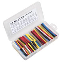 Sealey Heat Shrink Tubing Assortment 180pc 50 & 100mm Mixed Colours HST501MC