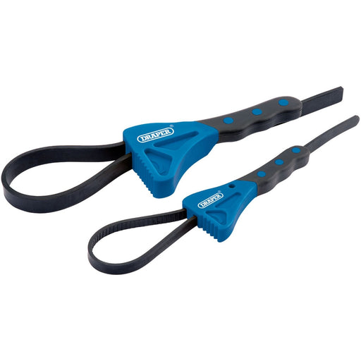 Draper Soft Grip Strap Wrench Set (2 Piece) 43863 Draper - Town Tools 