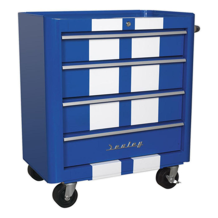Premier Retro Style Topchest Mid-Box Tool Chest & Rollcab Combination 10 Drawer Sealey Premier - Town Tools 