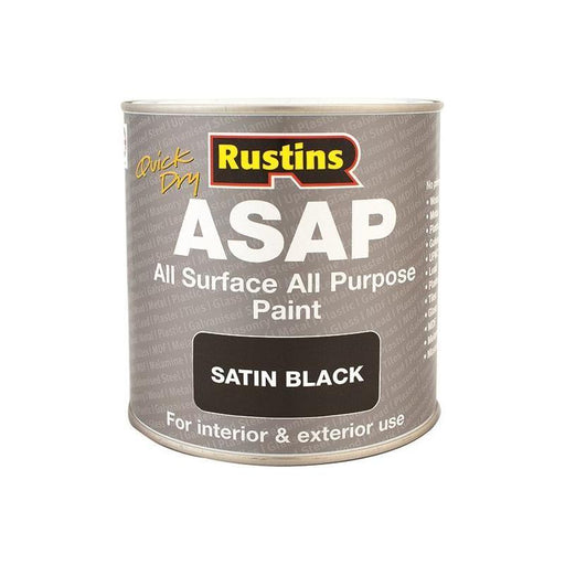 Rustins ASAP Paint Black 250ml Rustins - Town Tools