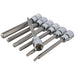Bluespot Tools 3/8in Drive Extra Long Hex Socket Bit Set, 7 Piece BlueSpot Tools - Town Tools