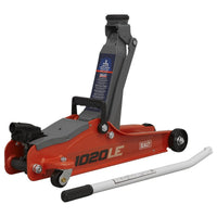 Sealey Low Profile Short Chassis Trolley Jack 2 Tonne - Red 1020LE