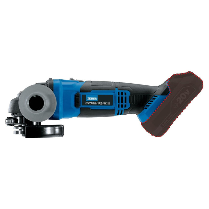 Draper Storm Force 20V Angle Grinder, 115mm (Sold Bare) 89521 Draper - Town Tools 