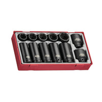 Teng Tools 1/2" Impact Socket Set DIN TT1 12 Pieces