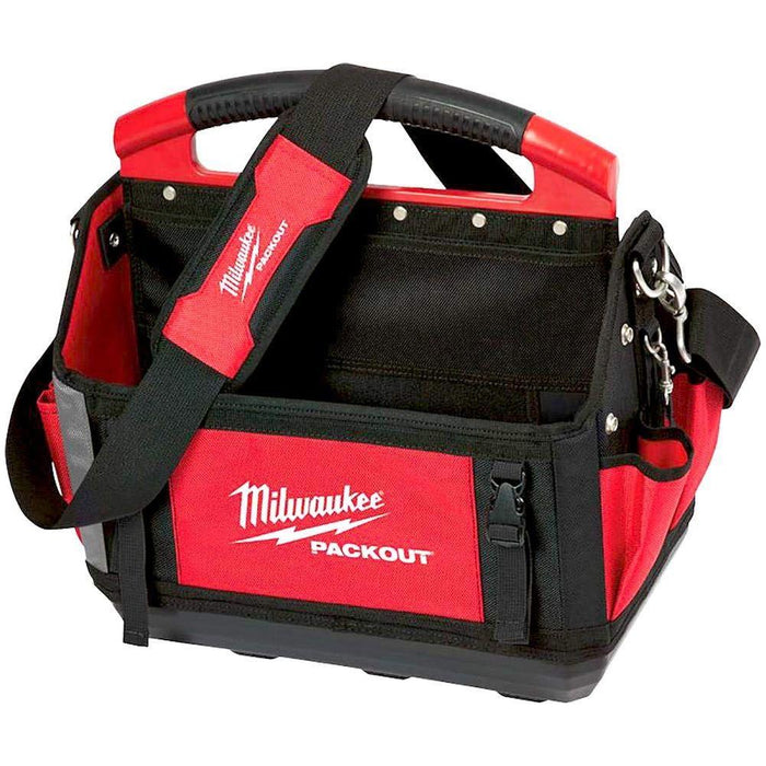 Milwaukee 0 932464084 PACKOUT Tote Tool Bag 25cm, Red Milwaukee - Town Tools