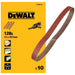 Dewalt Band File Sanding Belt 13 x 457mm 120G Pack of 10 Dewalt - Town Tools