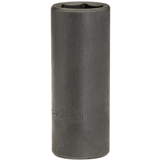 Draper Deep Impact Socket, 1/2" Sq. Dr., 24mm (Sold Loose) 59883 Draper - Town Tools 