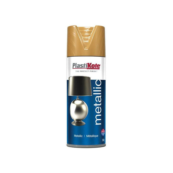 Plastikote Metallic Spray Antique Gold 400ml PlastiKote - Town Tools