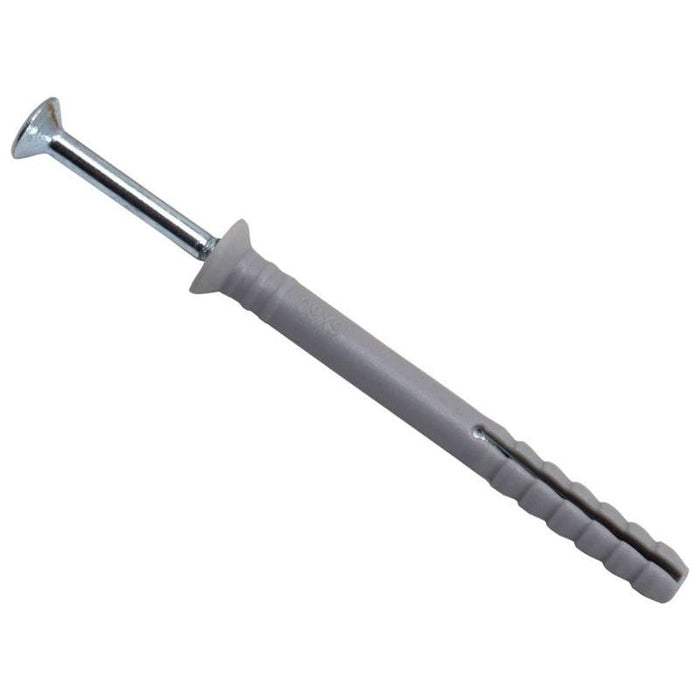 Masonmate® Nylon Hammer-In Fixing 6 x 60mm (100) MASONMATE® - Town Tools